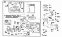 Carburetor AssemblyManifold Diagram and Parts List for 402707-1116-01  Briggs and Stratton Engine